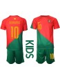 Billige Portugal Bernardo Silva #10 Hjemmedraktsett Barn VM 2022 Kortermet (+ Korte bukser)
